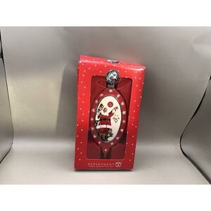 2006 Dept 56 Coca-Cola Santa Christmas Glass Ornament New in Box